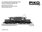 PIKO BR 194 Manuel D'utilisation