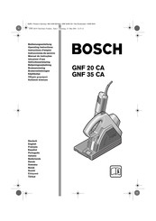 Bosch GNF 35 CA Instructions D'emploi