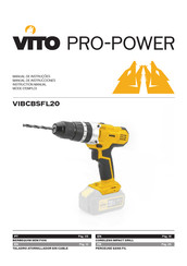 VITO PRO-POWER VIBCBSFL20 Mode D'emploi