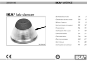 IKA lab dancer Mode D'emploi