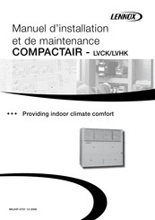 Lennox COMPACTAIR LVCK 22E Manuel D'installation Et De Maintenance