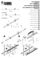 Fiamma RAIL PREMIUM Instructions De Montage Et Mode D'emploi