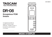 Tascam DR-08 Mode D'emploi