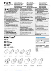 Eaton RMQ-Titan M22-PVL60P Guide D'utilisation