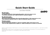 Sanyo FWSA205E Guide De Démarrage Rapide