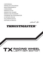 Thrustmaster TX RACING WHEEL LEATHER EDITION Manuel De L'utilisateur