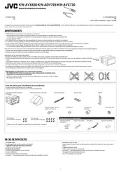 JVC KW-ADV793 Manuel D'installation/Raccordement