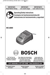 Bosch BC1880 Mode D'emploi