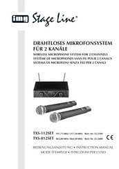 IMG STAGELINE TXS-112SET Mode D'emploi