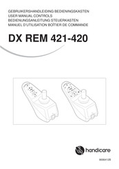 Handicare Dynamic Controls DX Rem 421 Manuel D'utilisation