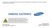 Samsung GT-S7070 Mode D'emploi