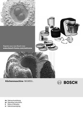 Bosch MUM53143 Notice D'utilisation