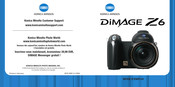 Konica Minolta DIMAGE Z6 Mode D'emploi
