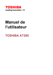 Toshiba AT200 Manuel De L'utilisateur