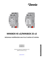 Zennio MINiBOX 45 v2 Manuel D'utilisation