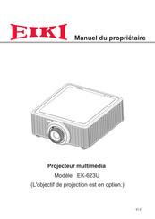 Eiki EK-623U Manuel Du Propriétaire