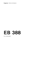 Gaggenau EB 388 Notice D'utilisation