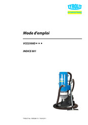 Tyrolit VCE2500D Mode D'emploi