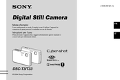 Sony Cyber-Shot DSC-T33 Mode D'emploi