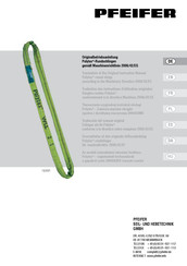 Pfeifer Polytex Instructions D'utilisation