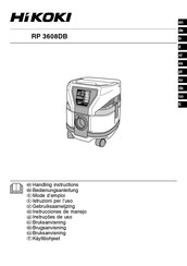 HIKOKI RP 3608DB Mode D'emploi