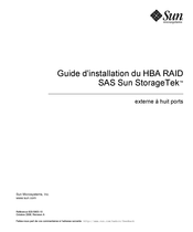 Sun Microsystems StorageTek Guide D'installation