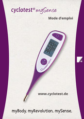 cyclotest mySense Mode D'emploi