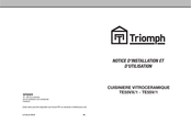 Triomph TE55V/1 Notice D'installation Et D'utilisation