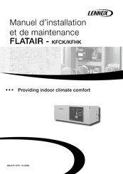 Lennox FLATAIR KFCK Série Manuel D'installation Et De Maintenance