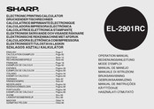 Sharp EL-2901RC Mode D'emploi