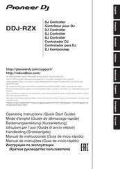 PIONEER DJ DDJ-RZX Mode D'emploi
