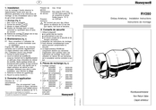 Honeywell RV280 Instructions De Montage