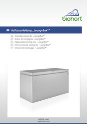 biohort LoungeBox Notice De Montage