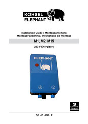 KOHSEL ELEPHANT M1 Instructions De Montage