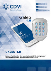 Cdvi GALEO 4.0 Mode D'emploi