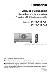 Panasonic PT-EX16KU Manuel D'utilisation