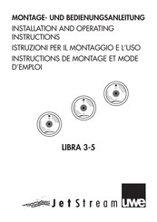 UWE JETStream LIBRA 4 Instructions De Montage Et Mode D'emploi