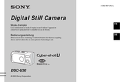 Sony DSC-U30 Mode D'emploi