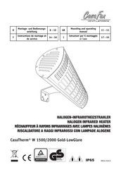 CasaFan CasaTherm W 2000 Gold-LowGlare Instructions De Montage Et De Service