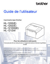 Brother HL-1212W Guide De L'utilisateur