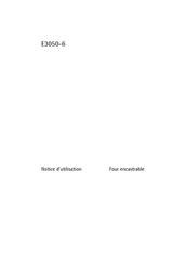 AEG-Electrolux E3050-6 Notice D'utilisation