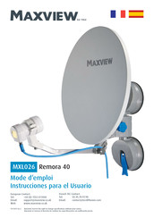 Maxview MXL026 Mode D'emploi