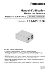 Panasonic ET-MWP100G Manuel D'utilisation