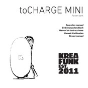 KREAFUNK toCHARGE MINI Manuel D'utilisation