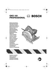 Bosch GKS 160 PROFESSIONAL Instructions D'emploi