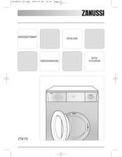 Zanussi ZTB170 Notice D'installation