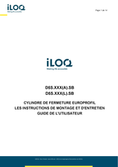 iLoq SB D5S.110L.SB Guide De L'utilisateur