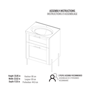 rst brands SL-VNTY-1-K Instructions D'assemblage