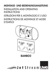 UWE JETStream BAMBO2 Instructions De Montage Et Mode D'emploi