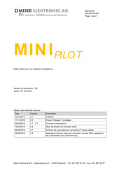 meier elektronik minipilot Manuel De Fonctionnement
